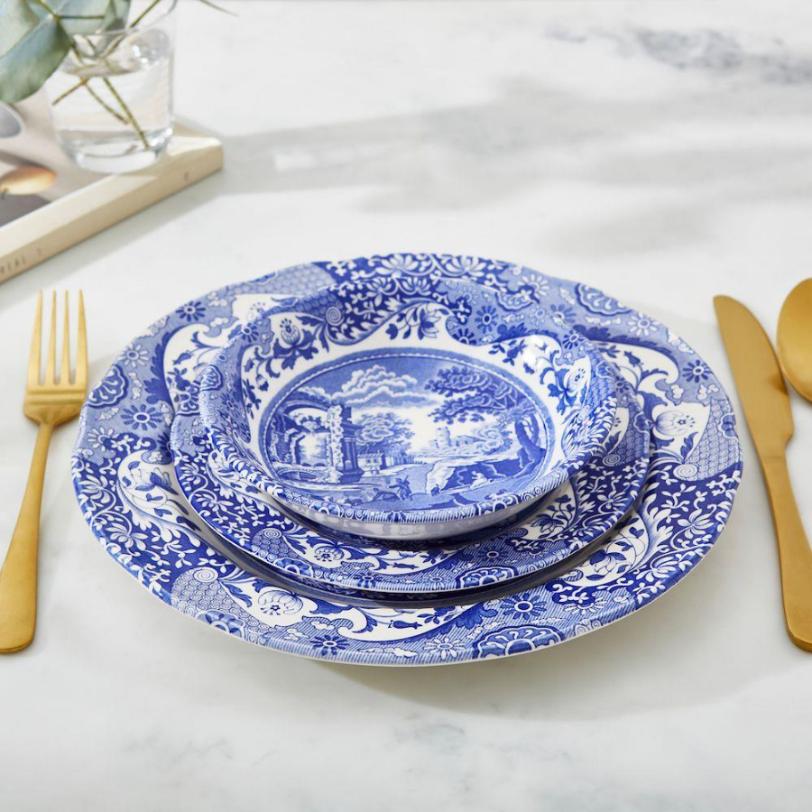Spode Rw.Blı.0100 Blue Italıan 27 Cm Yemek Tabağı