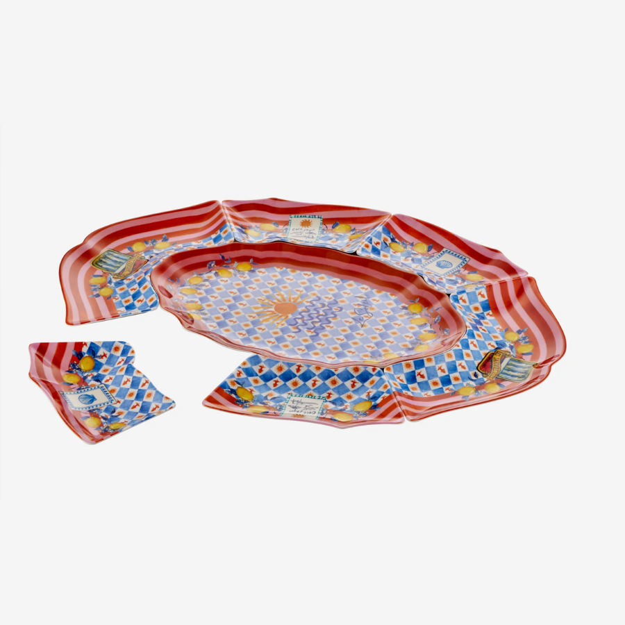 Cote D'Azur Meze Tabağı 7'li Set