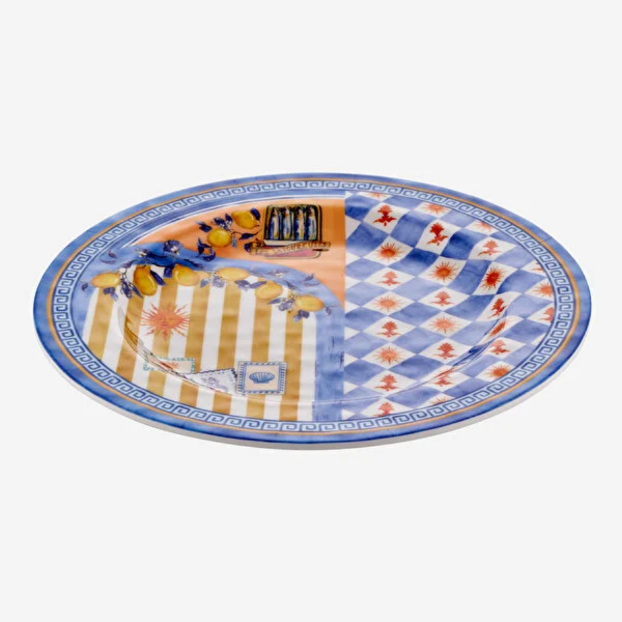 Cote D'Azur Mavi Yemek Tabağı 28cm