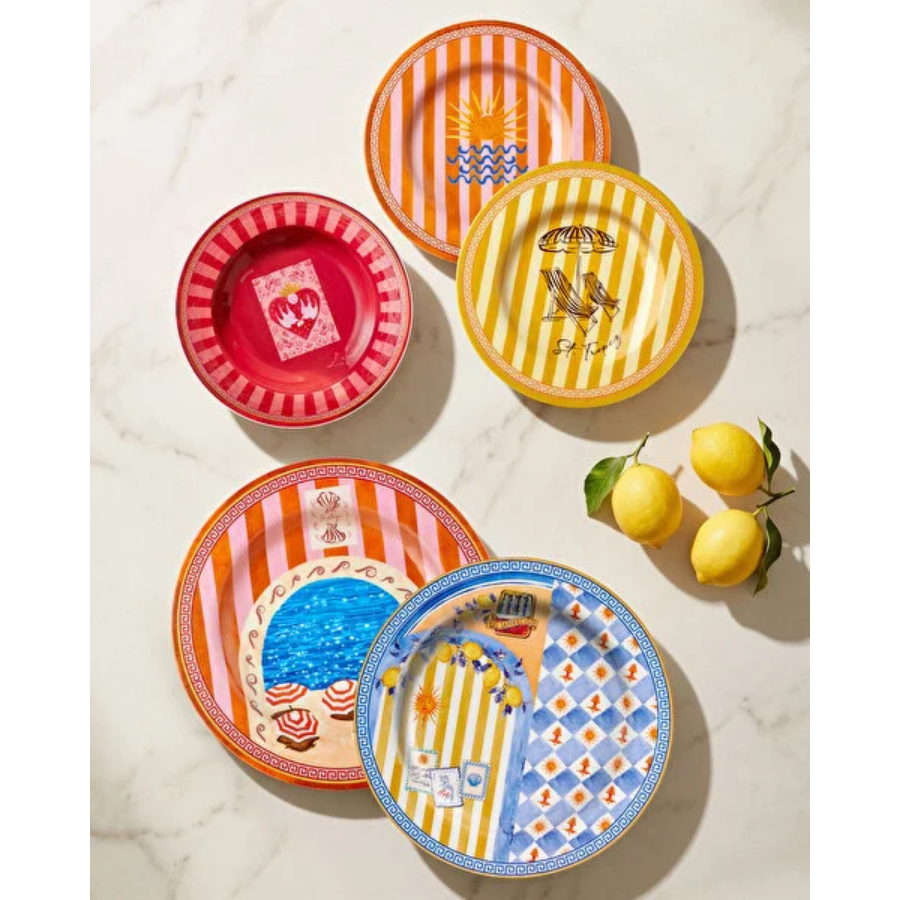 Cote D'Azur Mavi Yemek Tabağı 28cm