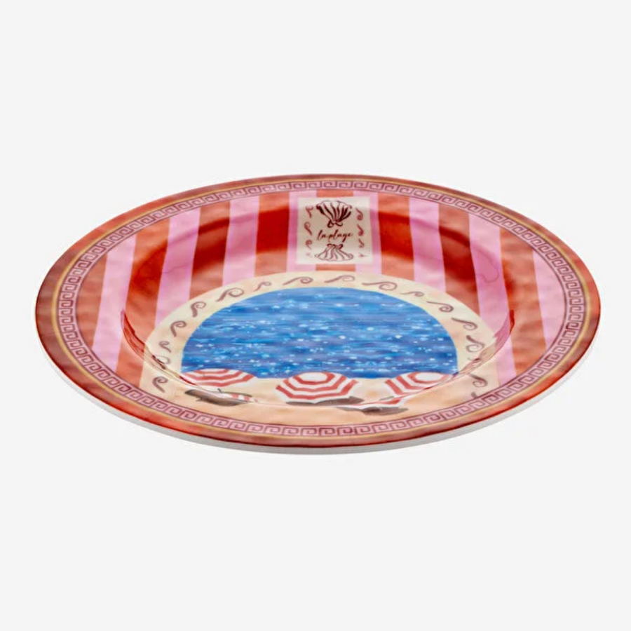 Cote D'Azur Turuncu Yemek Tabağı 28cm