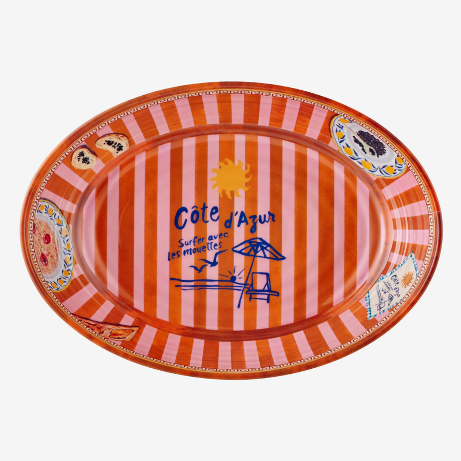 Cote D'Azur Oval Servis Kasesi 33cm