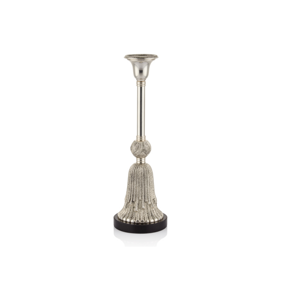 Paradıso gümüş şamdan büyük 11.5x35.cm