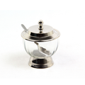 Optık Cam Nıkel Kapaklı Sekerlık 13X13X13,5 Cm
