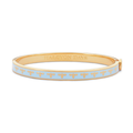 6mm Bee Forget me Not Gold Hinged Bileklik