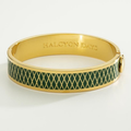 13mm Parterre - Emerald - Gold - Hinged Bileklik