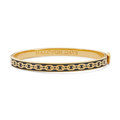 6mm Chain Black Gold Hinged Bileklik