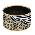 4cm MW Mixed Animal Print Gold Small Cuff