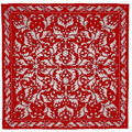 Halcyon Days Flowers of the Realm Red 90x 90 100% ipek Eşarp