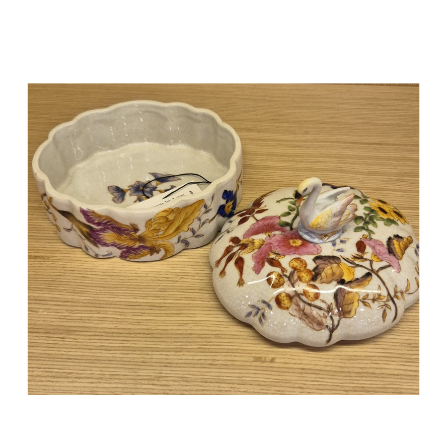 Kuğu Kapaklı Takı Kutusu 15x13cm