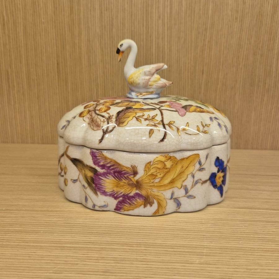 Kuğu Kapaklı Takı Kutusu 15x13cm