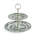 Spode HGI.5125 Heritage Green Italian 2 katlı servis