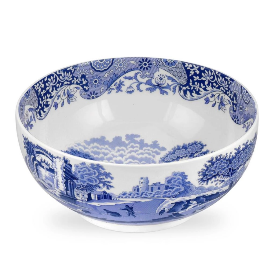 Spode BLI.64800 Blue Italian 29 Cm Yuvarlak salata servis