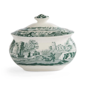 Spode HGI.1630 Heritage Green Italian Şekerlik - kapaklı