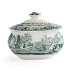 Spode HGI.1630 Heritage Green Italian Şekerlik - kapaklı