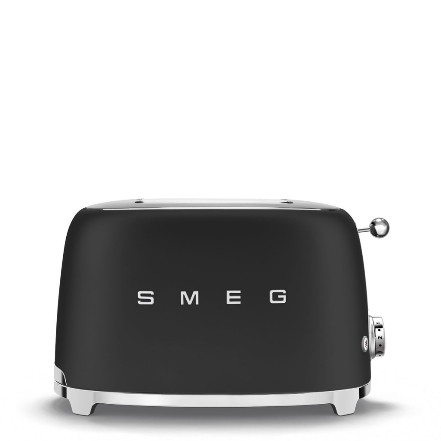 Smeg  2x1 TSF01BLMEU Mat Siyah Ekmek Kızartman Makinasi