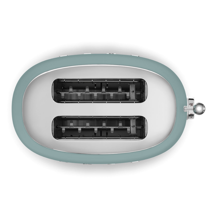 Smeg Tsf01EGmeu 2x1  Mat zümrüt yeşili Ekmek Kızartma Makinası