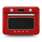 Smeg Cof01Rdeu Kırmızı Tezgah Üstü Kombi Fırın