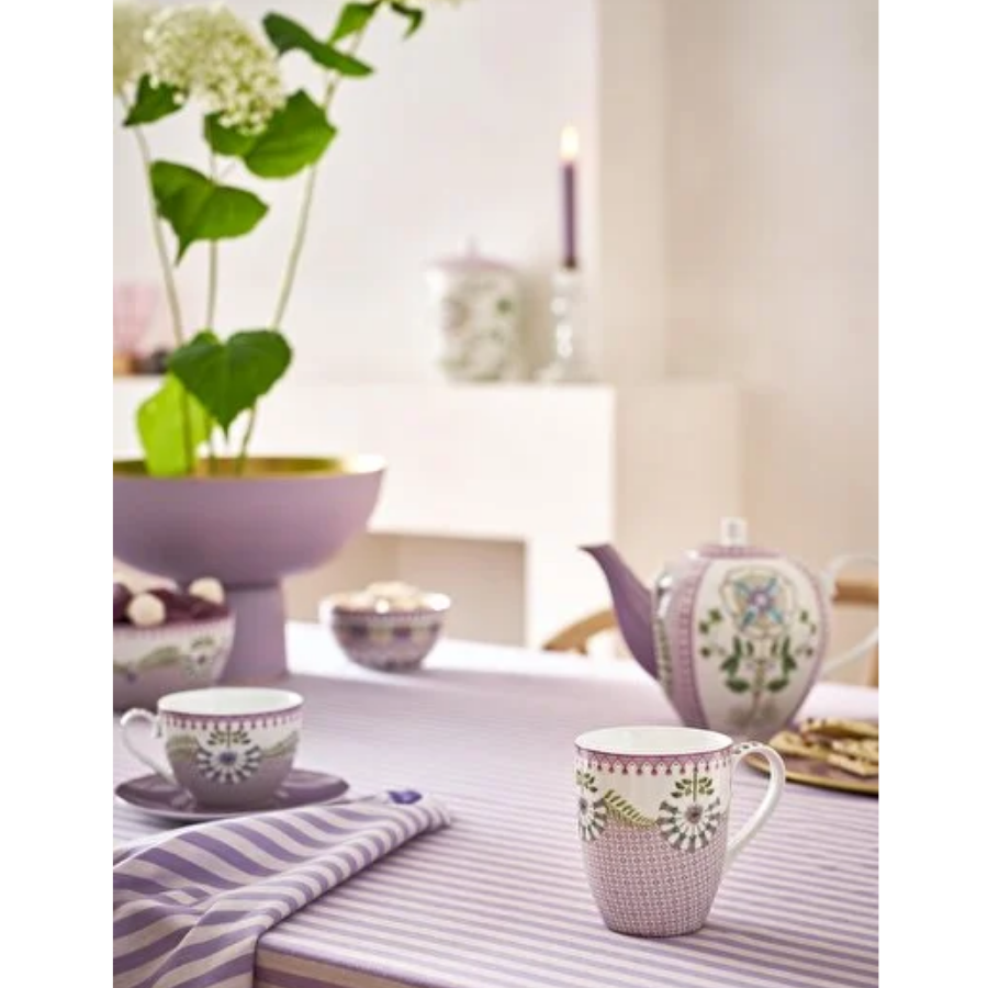 Lily & Lotus Desenli Büyük Mug 350 ml.