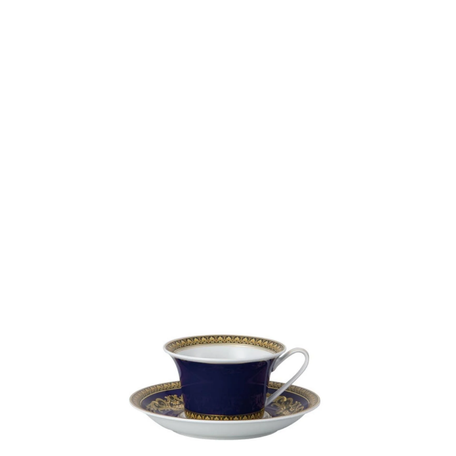 Çay Fincan-Tabak Medusa Blue