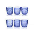 Sixties 6'lı Set Indigo Mavi Bardak 31 cl