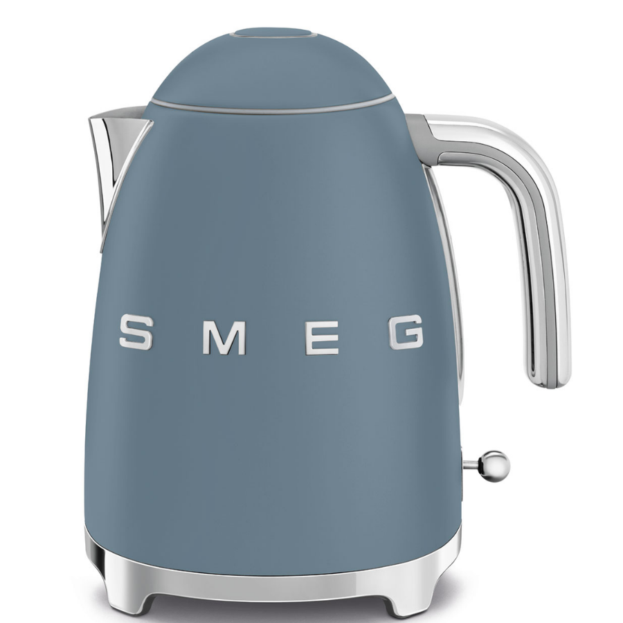 Smeg KLF03SBMEU 50'S Style Retro Mat Storm Blue Kettle