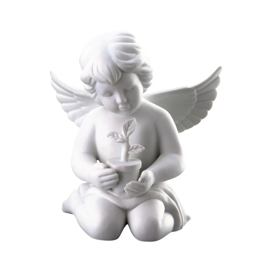 Angel with Flowerpot 14 cm
