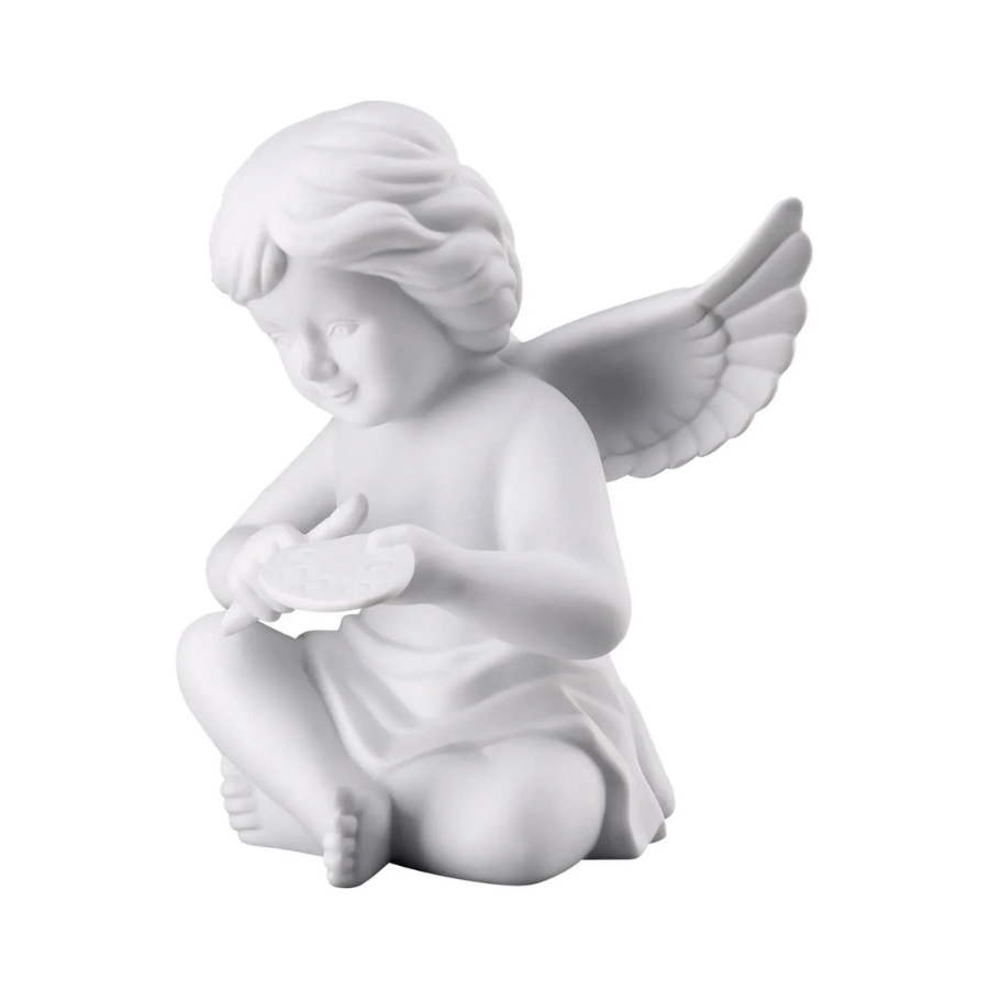 Angel with Painter s Palette 14 cm