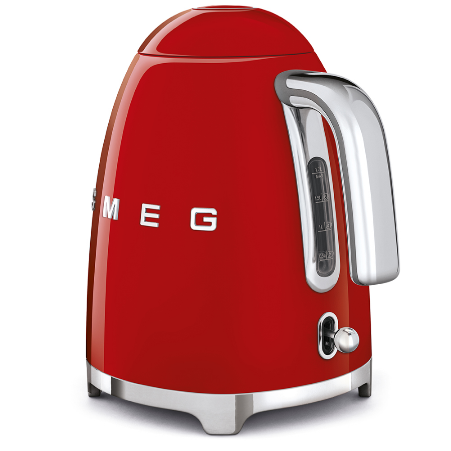 Smeg Klf03Rdeu Kırmızı Çelik Kettle