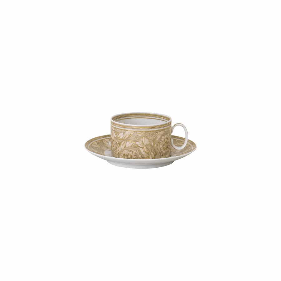 Çay Fincan-Tabak Barocco Beige