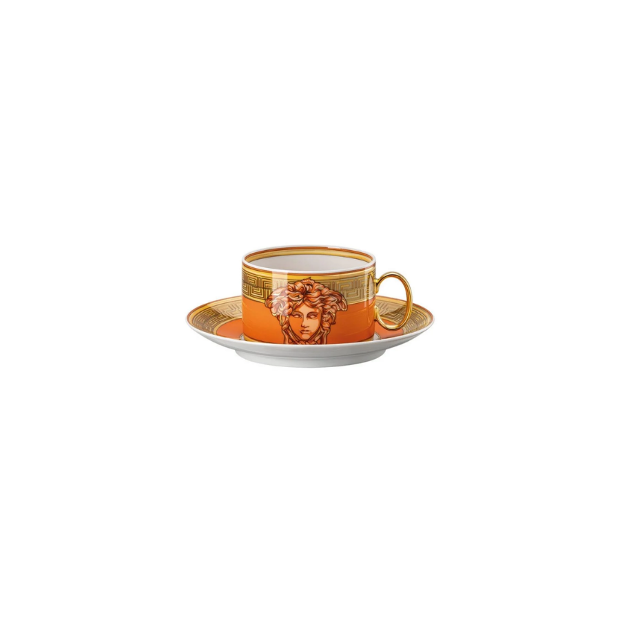 Çay Fincan-Tabak Medusa Amplified Orange Coin