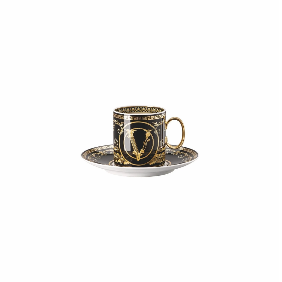Kahve Fincan-Tabak Virtus Gala Black