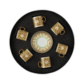 Espresso Set 6 lı Barocco Mosaic