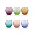 Multicolor 6'lı Set Su Bardağı 25 cl Renkli