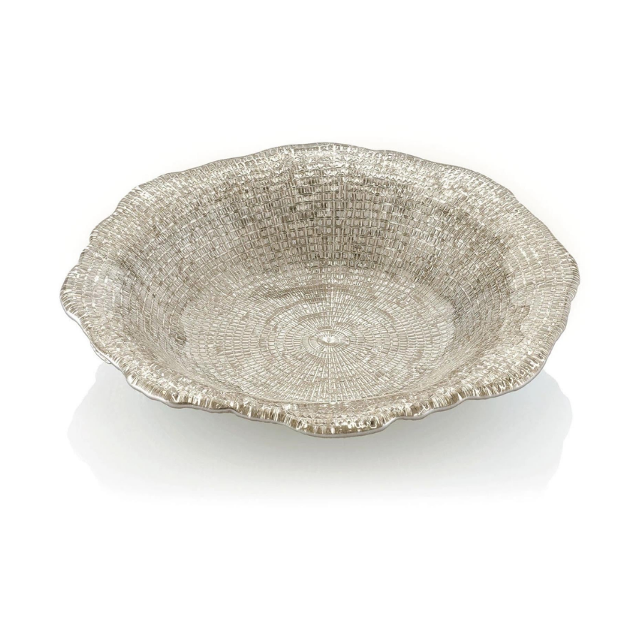 Diamante Çukur Tabak Bej 24 cm