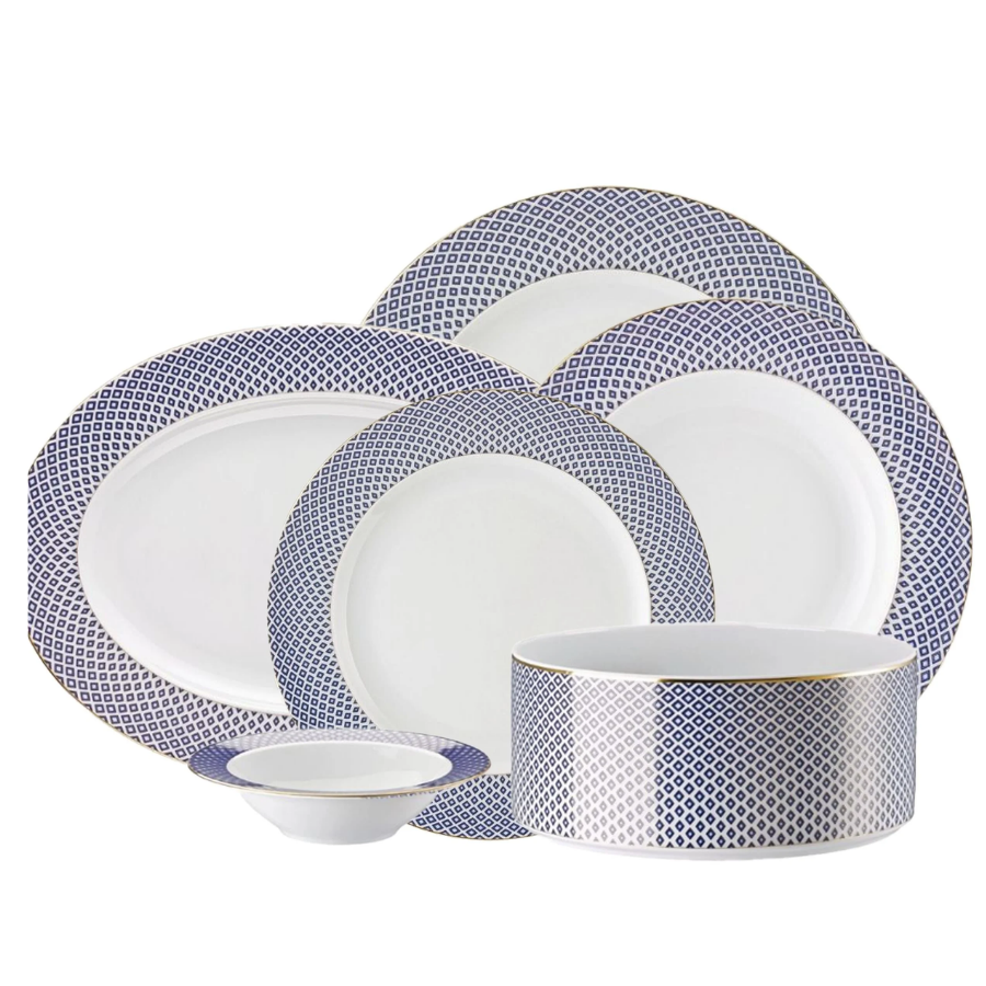 Carreau Blue 51 Parça Yemek Takımı