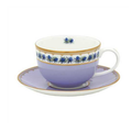 CoM - Shell Garden Floral - Thistle Lilac - Teacup & Saucer