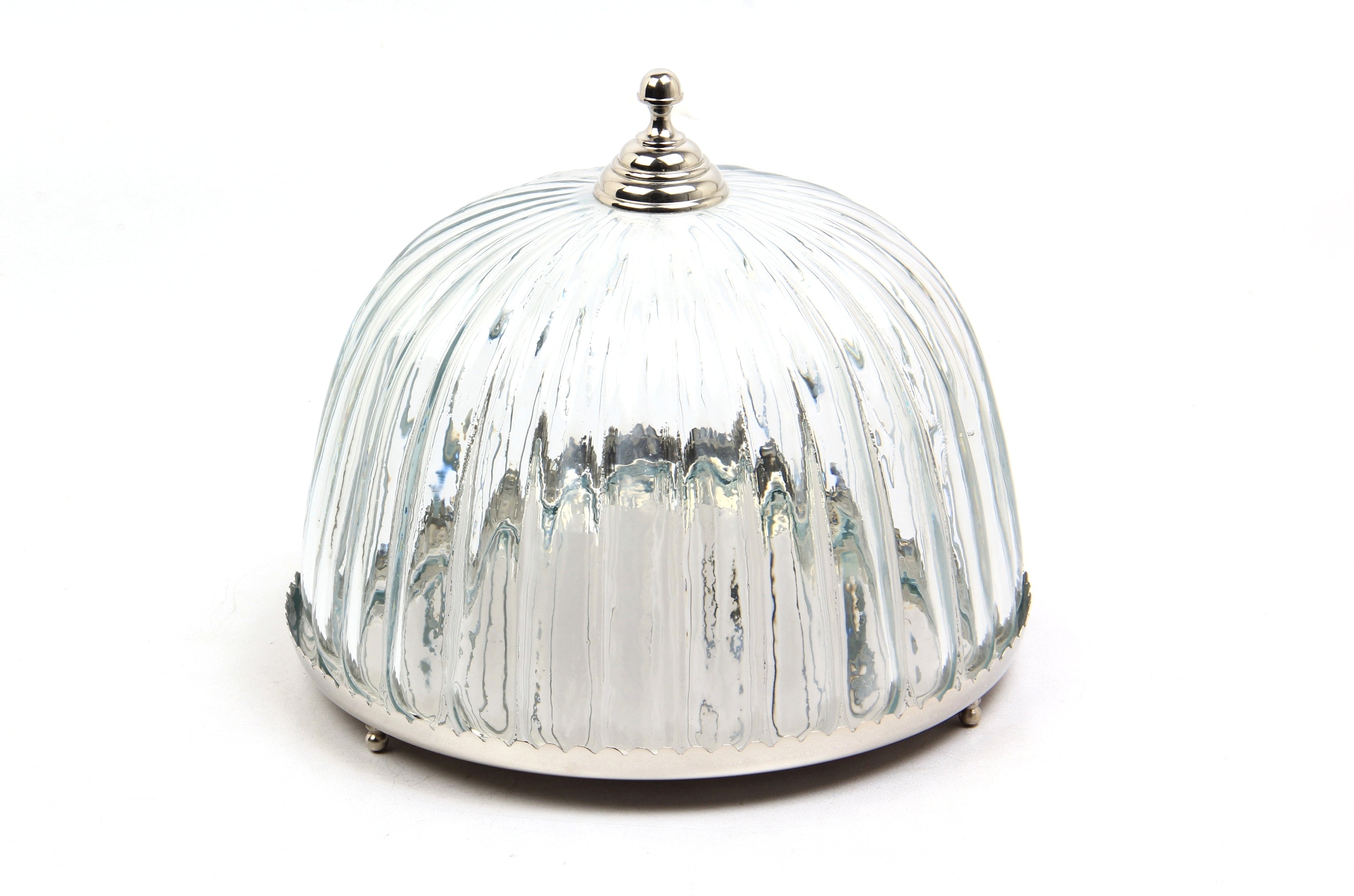 Yuvarlak Dome Nıkel Kek Standı 28,5X28,5X22,5 Cm