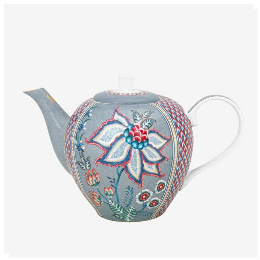 Flower Festival Mavi Demlik 1600 ml.