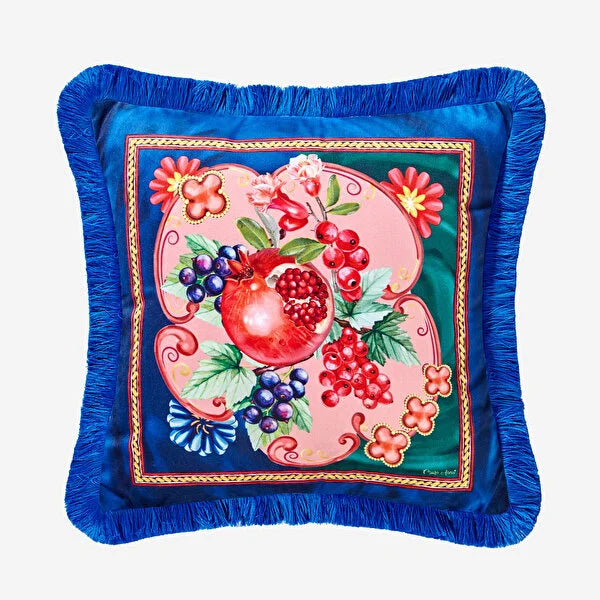 Chiara Alessi La Vita e' Bella Kadife Yastık 45*45 Cm 