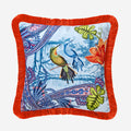 Chiara Alessi Magic Garden Turkuaz Dekoratif Yastık 45 x 45 cm
