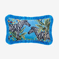Chiara Alessi Il Giardino Mavi Zebra Desenli Dekoratif Yastık 30 x 50 cm