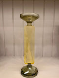Kristal Yeşil Mumluk 9x9x29cm