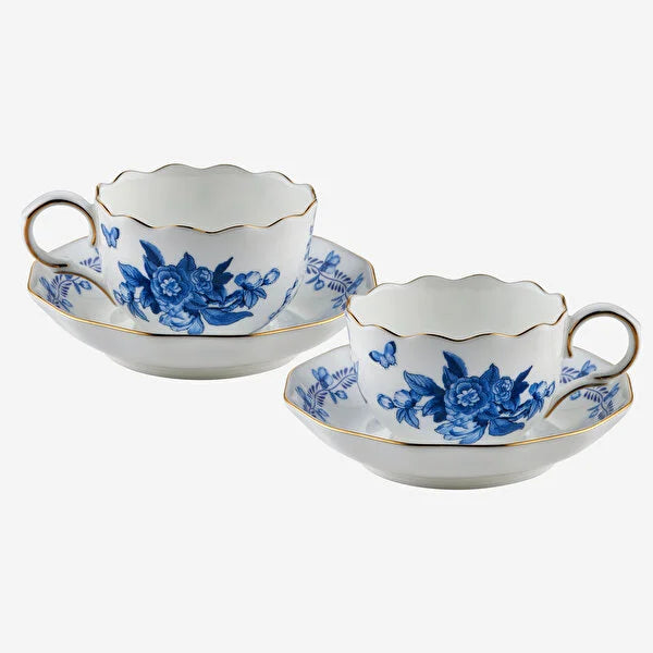 Chiara Alessi primavera Mavi 2'Lİ Türk Kahvesi Fincan Seti
