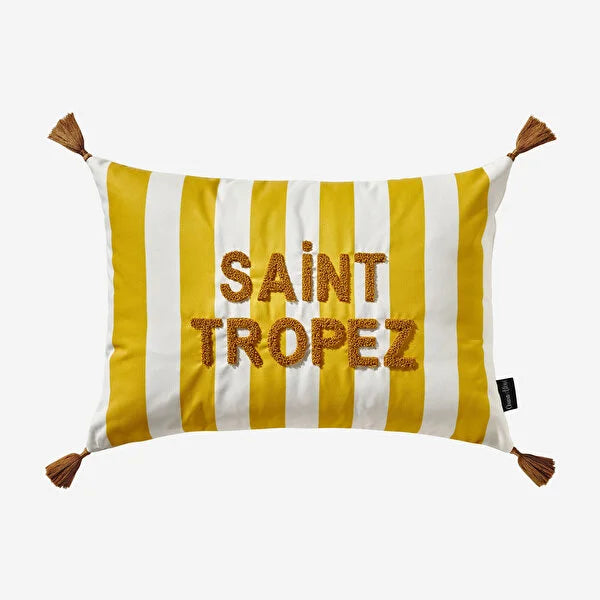 Chiara Alessi Saint Tropez Sarı Kırlent 35 x 50 cm
