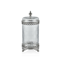 Lamedore Fancy Big Glass Box Silver 13 x 28 cm