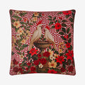 Chiara Alessi Summer Lounge Kuş Desenli Dekoratif Yastık 45 x 45 cm